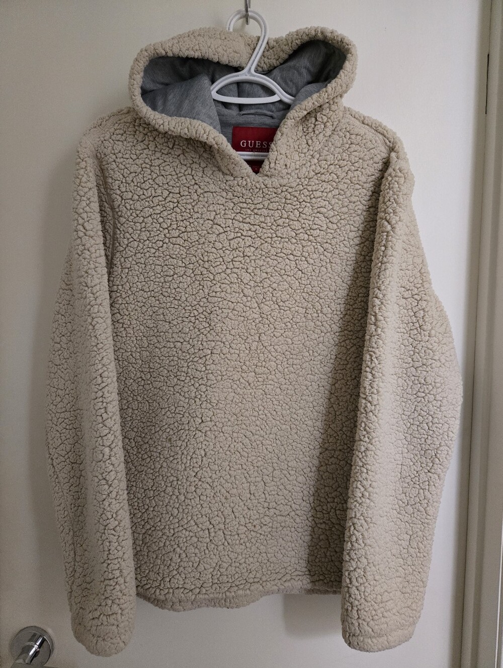 Ladies GUESS Sherpa Hoodie - M
